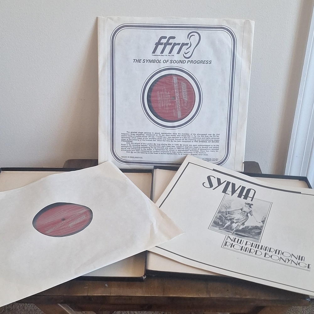 Vintage 1974 Delibes SYLVIA Complete Ballet Vinyl Box Set - London FFRR - Picture 5 of 6